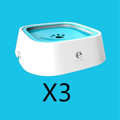Bol d'Eau Anti-Débordement 1.5L – Distributeur à Disque Flottant pour Animaux