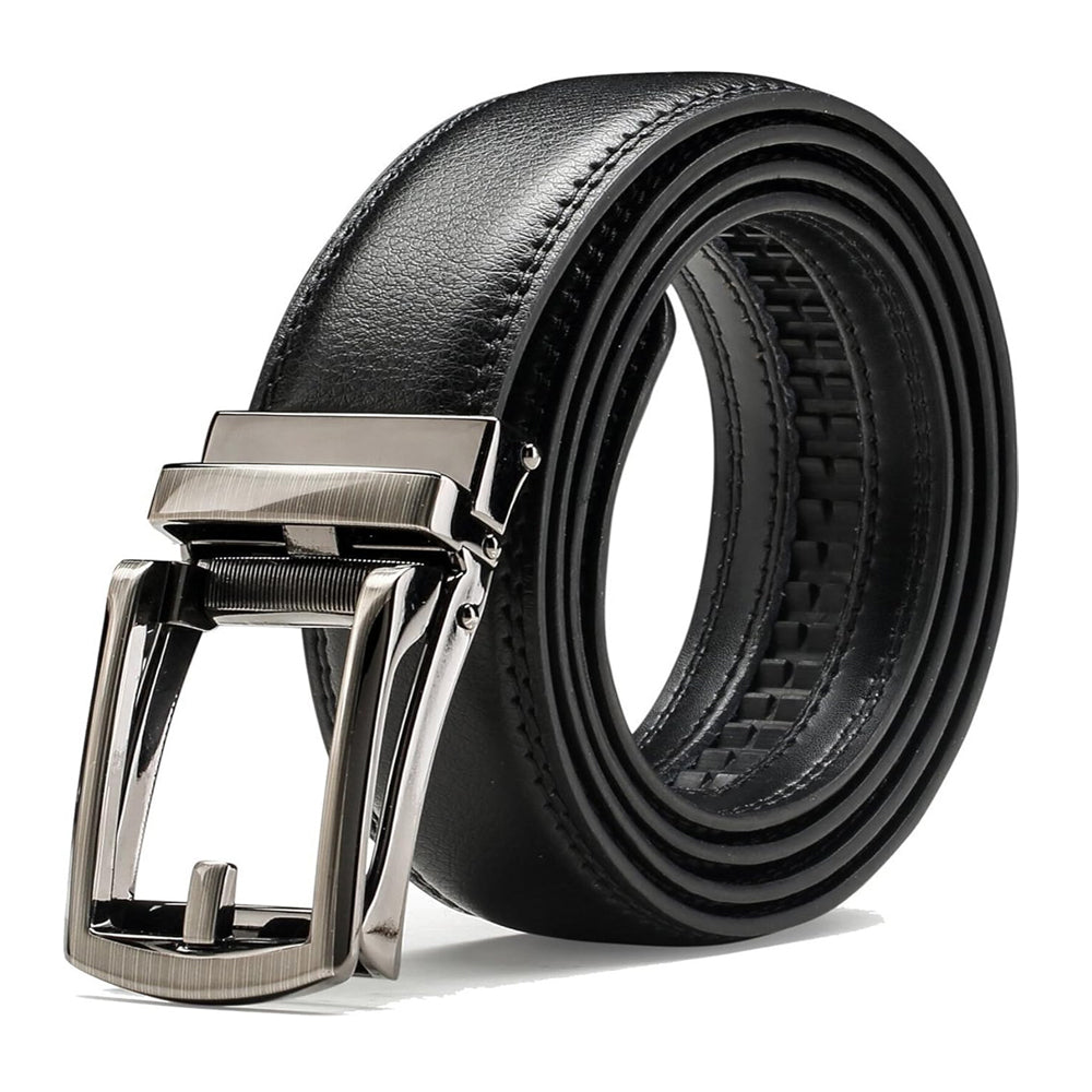 Ratchet Boy Belt With Snap Closure Adjustable For Casual And Formal Wear