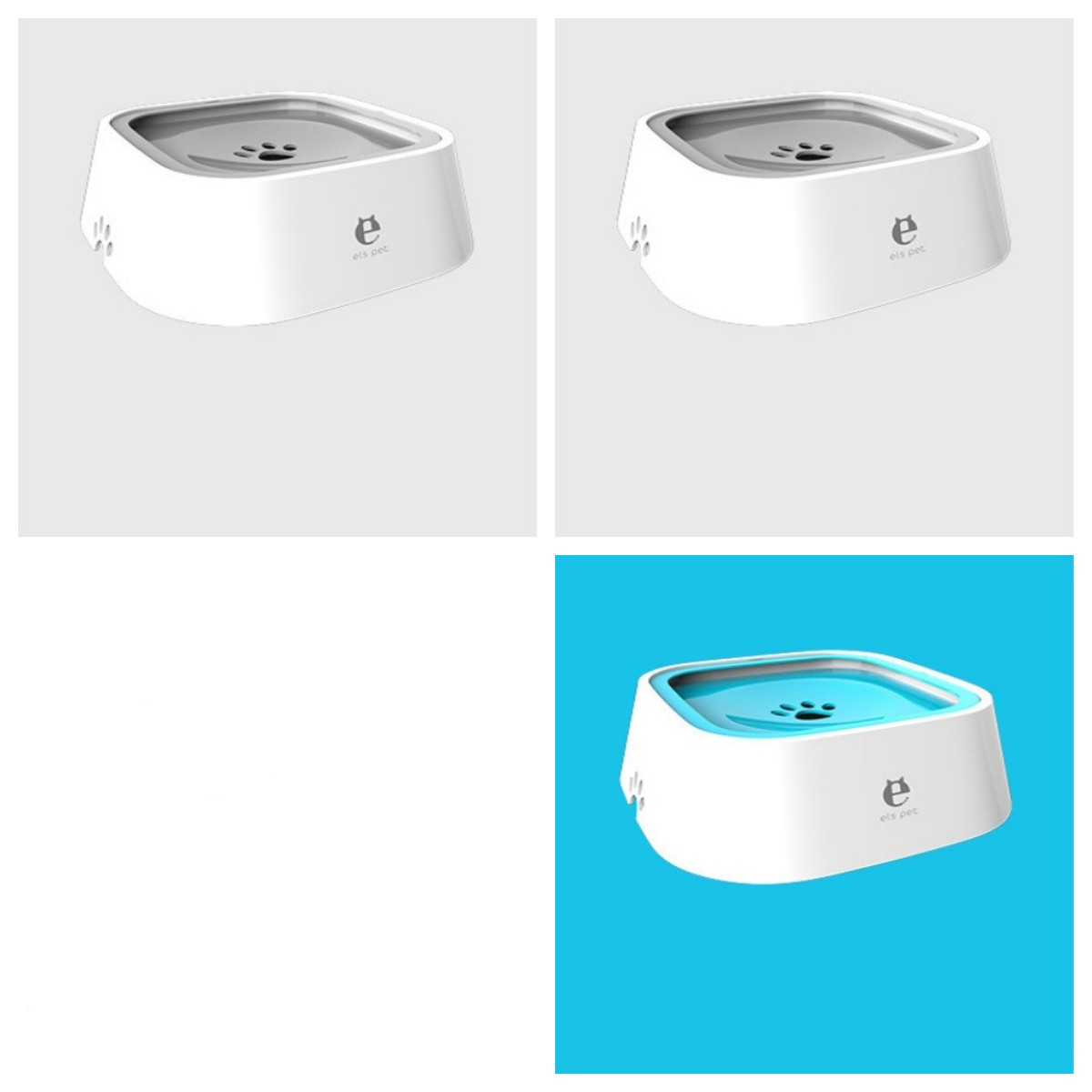 Bol d'Eau Anti-Débordement 1.5L – Distributeur à Disque Flottant pour Animaux