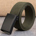 Snap-Clasp Canvas Mens Candy-Colored Belt