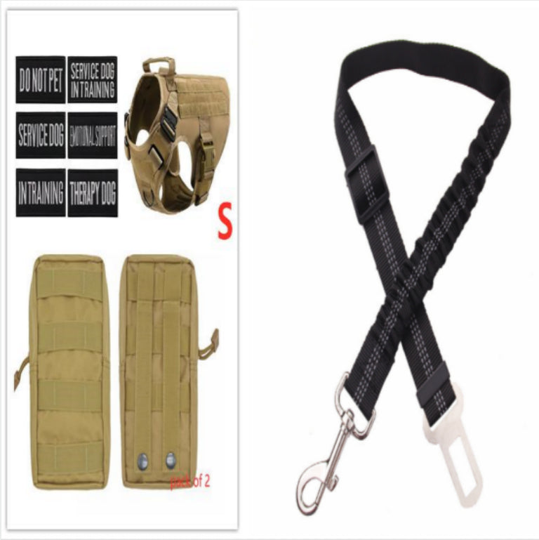 Harnais Tactique K9 Ultra-Résistant - Confort & Contrôle Maximum