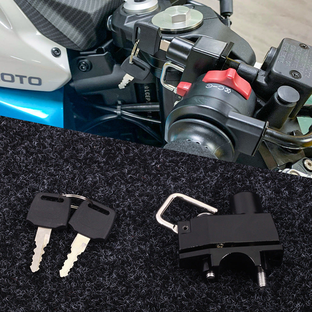Modified Helmet Lock Hook Accessories High Anti-theft Coefficient Fixed