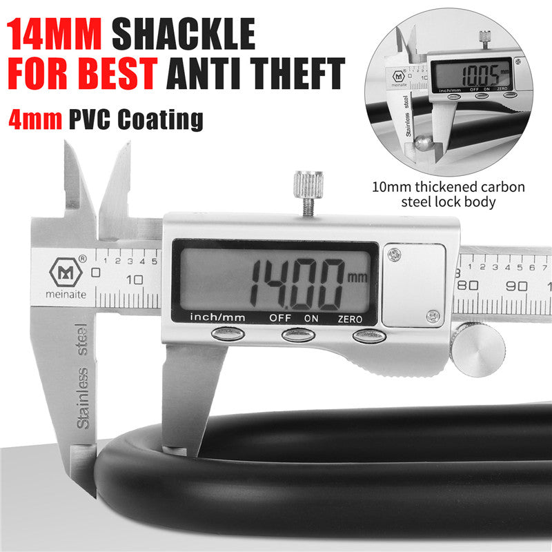 Bicycle U-lock anti-theft lock