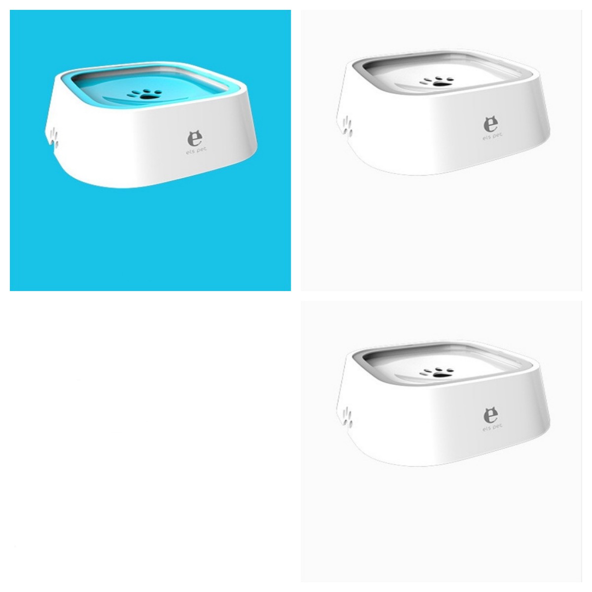 Bol d'Eau Anti-Débordement 1.5L – Distributeur à Disque Flottant pour Animaux