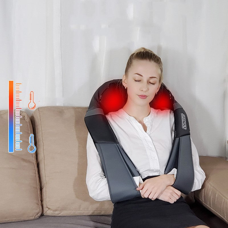 Châle de Massage Cervical & Épaules (Pétrissage 4D)