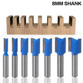 8mm shank woodworking slotting straight knife
