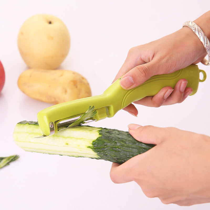 Éplucheur électrique multifonctions, lame en acier inoxydable, de fruits et pommes de terre