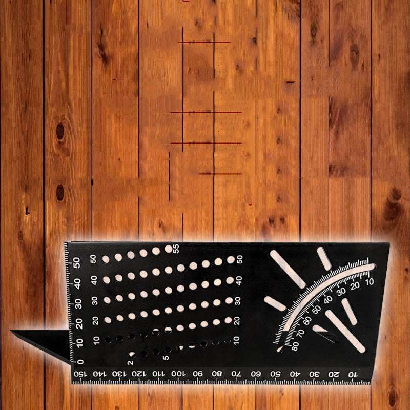 Aluminum Alloy Three-Dimensional Woodworking Ruler