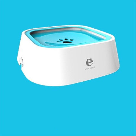 Bol d'Eau Anti-Débordement 1.5L – Distributeur à Disque Flottant pour Animaux