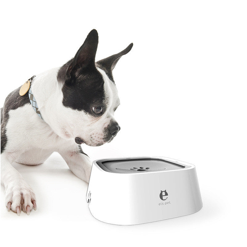 Bol d'Eau Anti-Débordement 1.5L – Distributeur à Disque Flottant pour Animaux