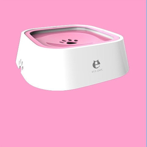 Bol d'Eau Anti-Débordement 1.5L – Distributeur à Disque Flottant pour Animaux