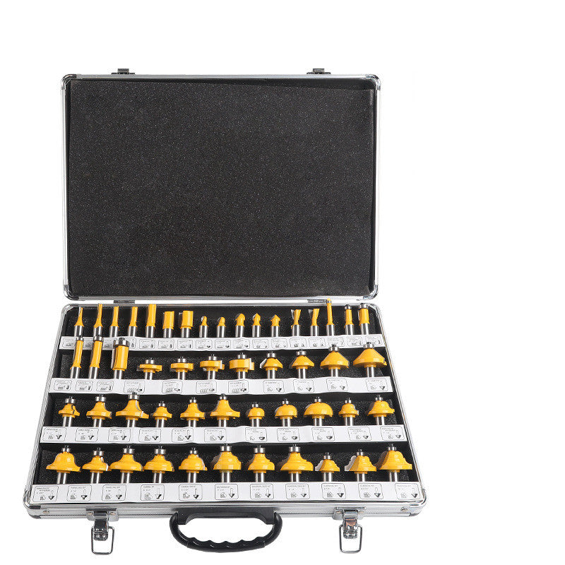 50-Piece Woodworking Cutter Set