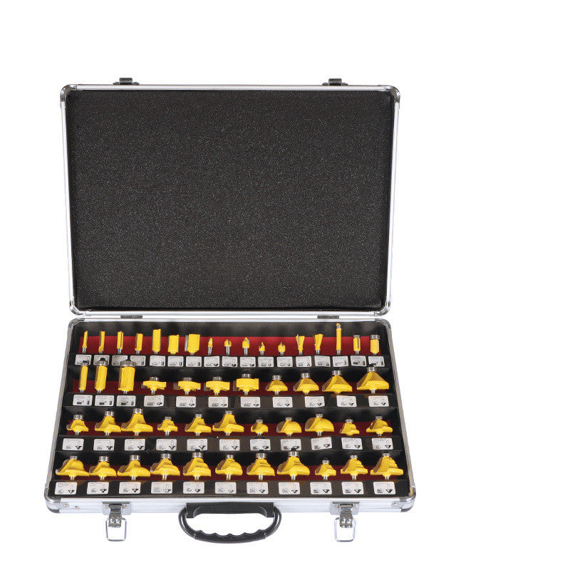 50-Piece Woodworking Cutter Set