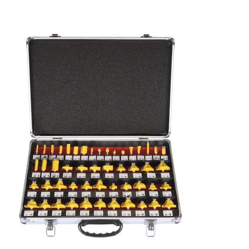 50-Piece Woodworking Cutter Set