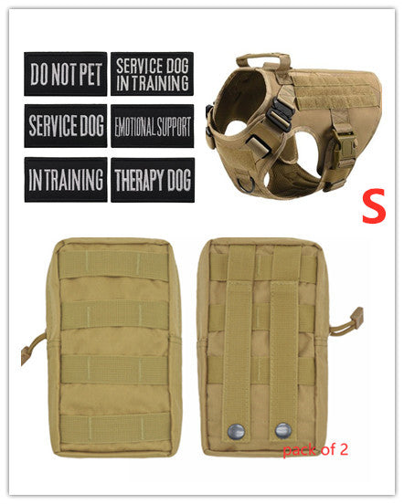 Harnais Tactique K9 Ultra-Résistant - Confort & Contrôle Maximum