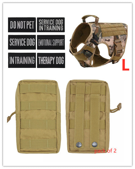 Harnais Tactique K9 Ultra-Résistant - Confort & Contrôle Maximum