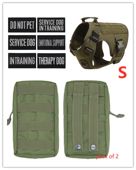 Harnais Tactique K9 Ultra-Résistant - Confort & Contrôle Maximum