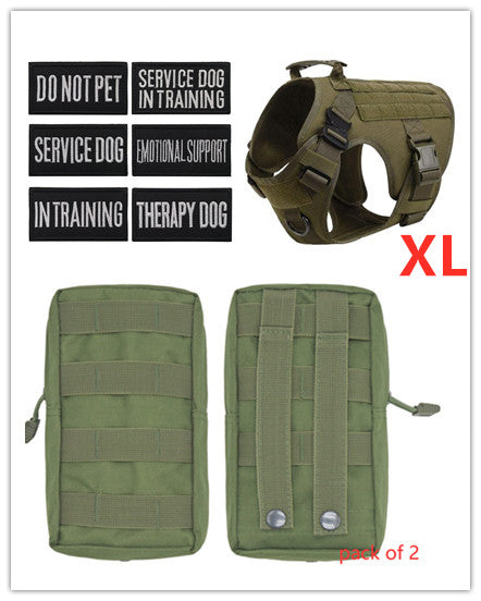Harnais Tactique K9 Ultra-Résistant - Confort & Contrôle Maximum