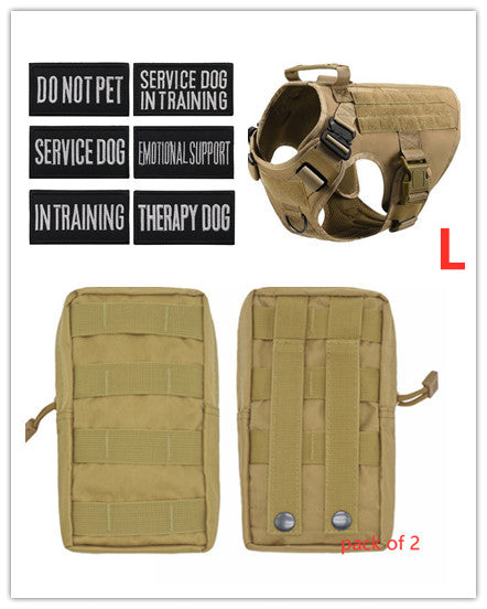 Harnais Tactique K9 Ultra-Résistant - Confort & Contrôle Maximum
