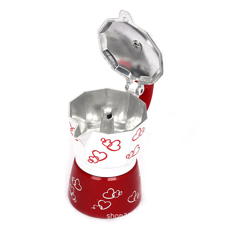 GURET cafetiere Italienne Moka, Expresso Percolateur En Aluminium, Bouilloire, Outils De Cafe