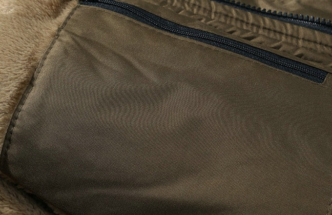 Parka d'hiver pour homme à capuchon