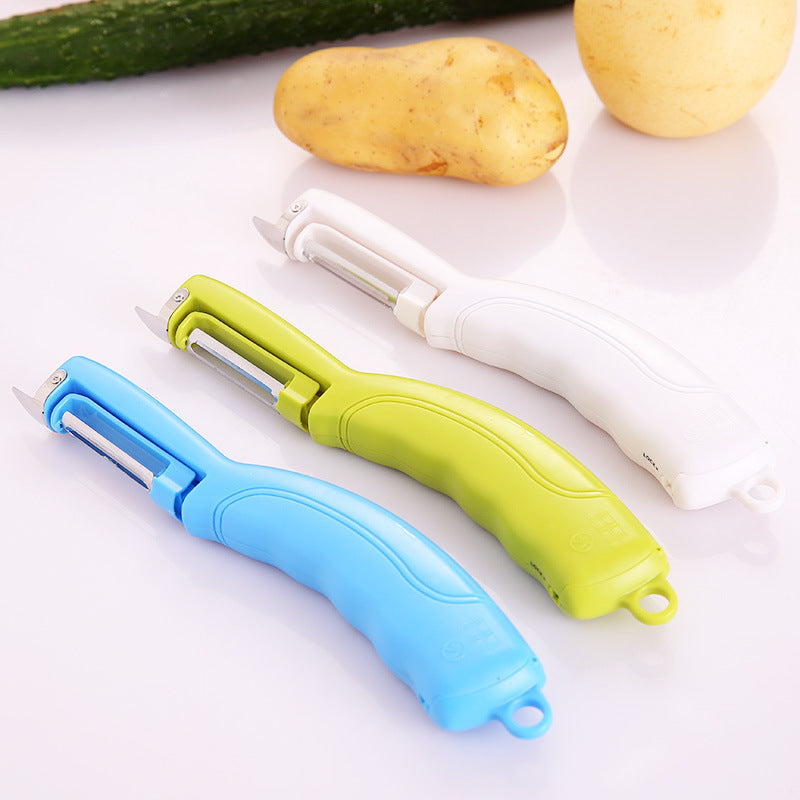 Éplucheur électrique multifonctions, lame en acier inoxydable, de fruits et pommes de terre