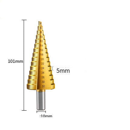 Pagoda drill bit universal metal reaming stainless steel
