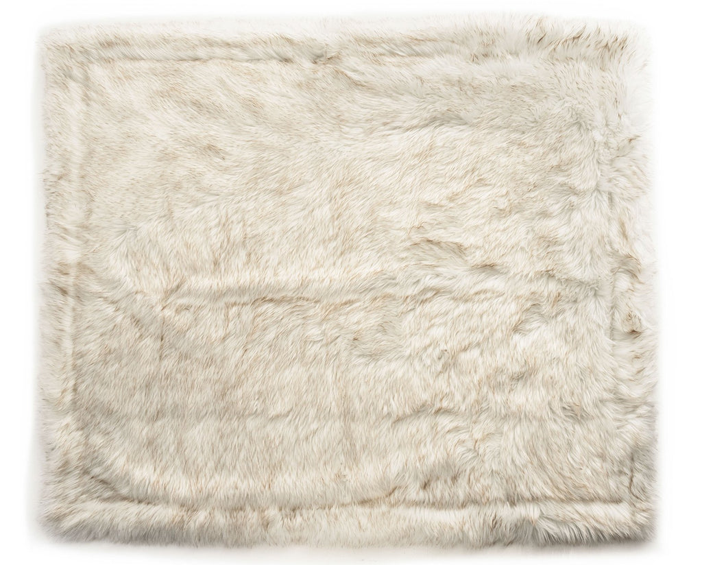 Couverture imperméable à fourrure de renard, couverture en peluche, nid pour animaux