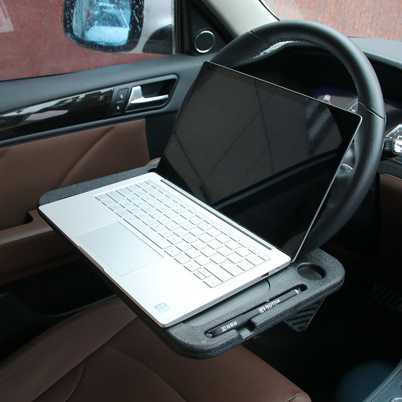 Steering wheel car table