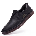 Mens Casual Soft And Breathable Leather Shoes