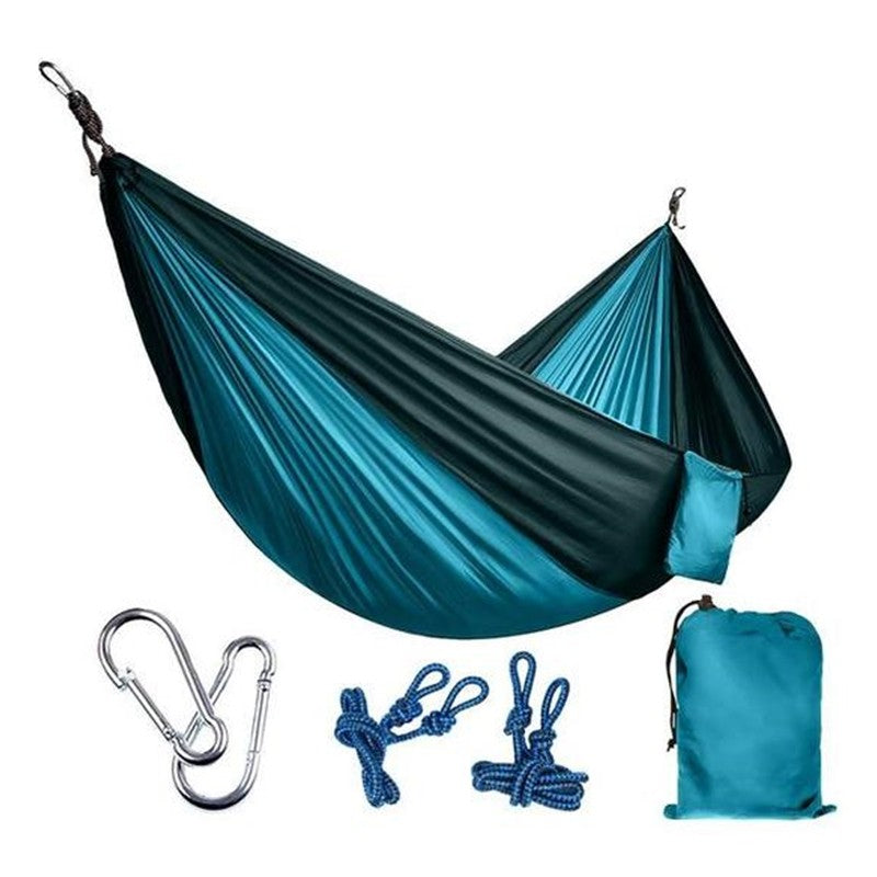 Hamac de randonnée portable en nylon parachute confortable