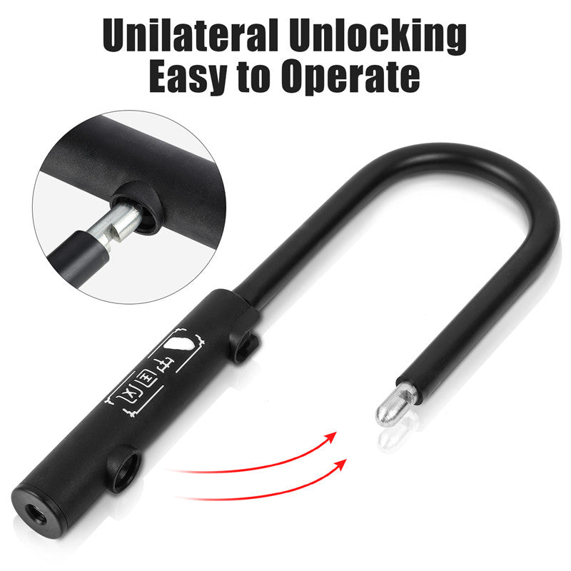 Bicycle U-lock anti-theft lock