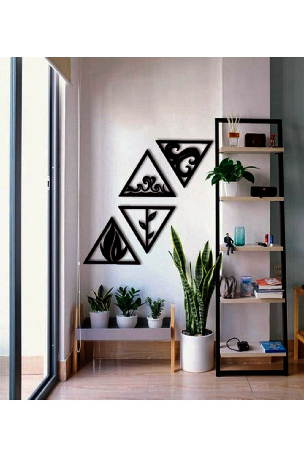 Autocollant miroir décoratif pour salon et chambre à coucher