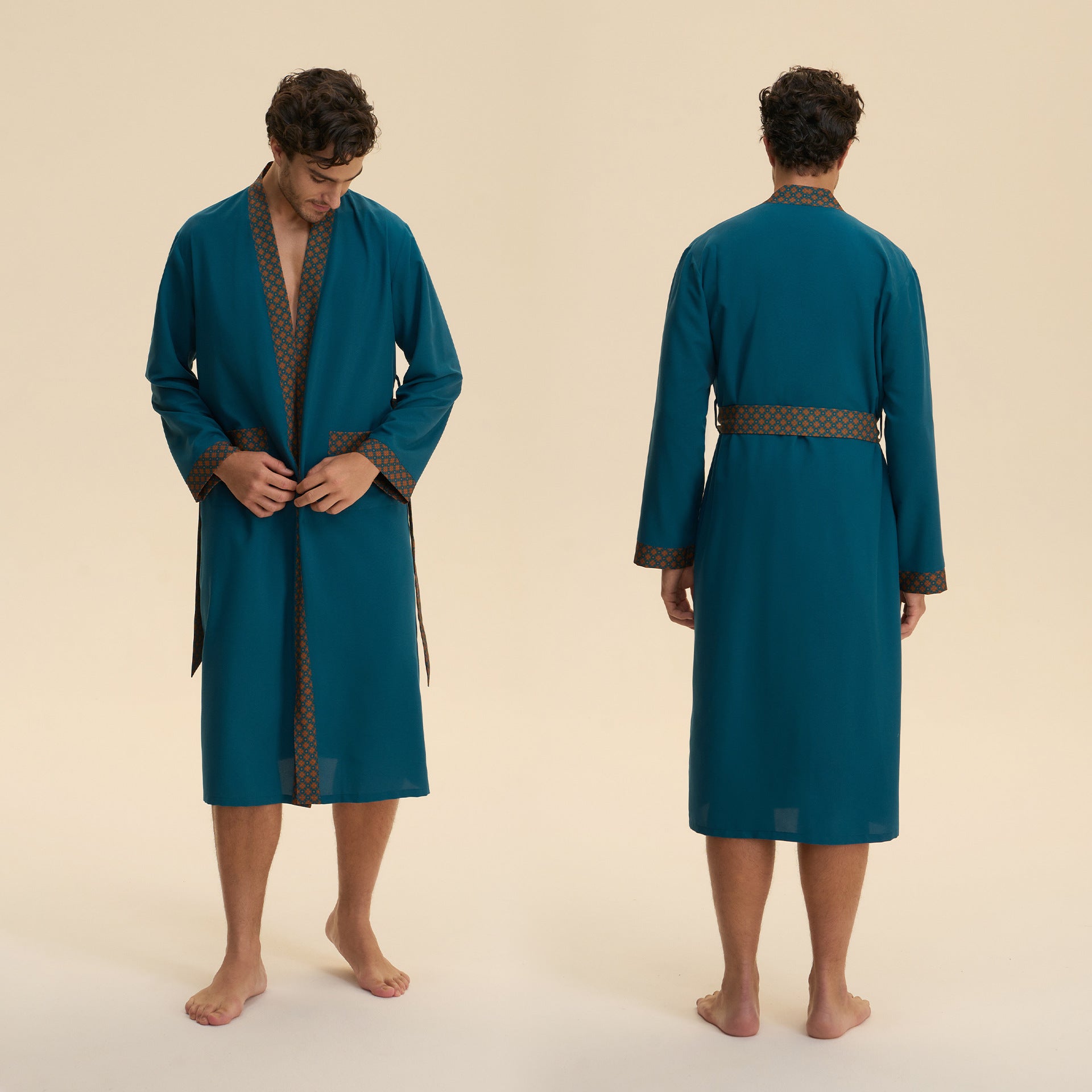 Loose Casual Middle Eastern-style Single Nightgown For Couples Long Cloud-shaped Cotton Loungewear