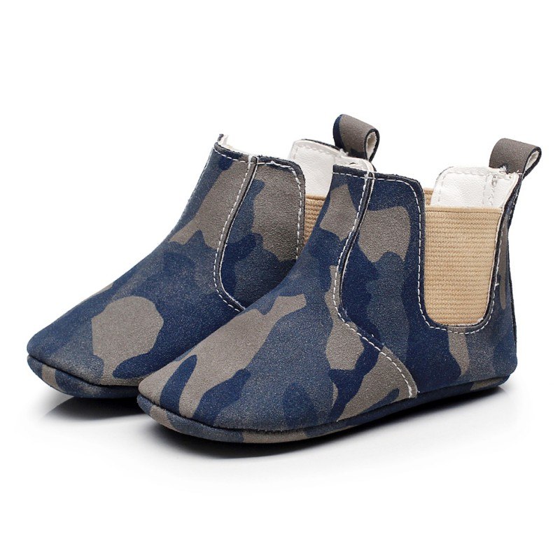 Chaussures pour bébé élastiques en PU souple