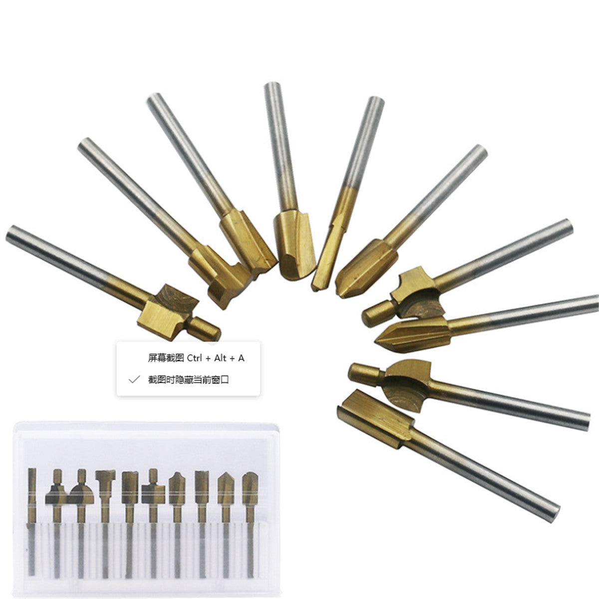 High-speed steel woodworking trimmer