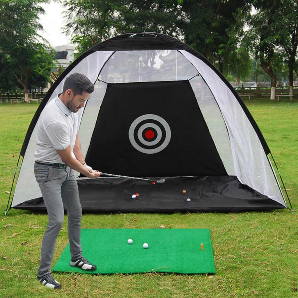 Équipement d'entraînement de golf en filet pour l'extérieur