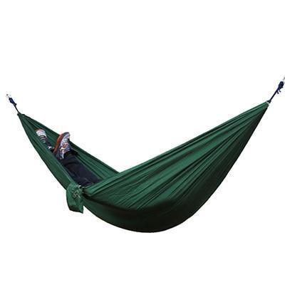 Hamac de randonnée portable en nylon parachute confortable