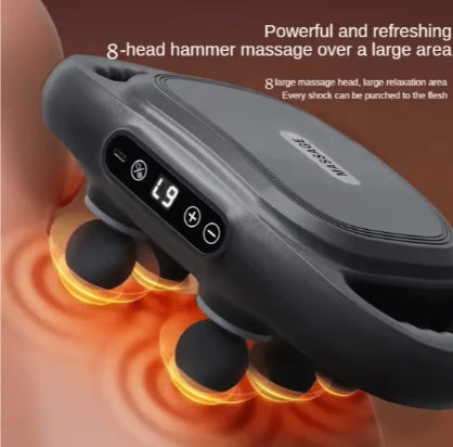 Pistolet de Massage Musculaire 8D (Haute Fréquence)