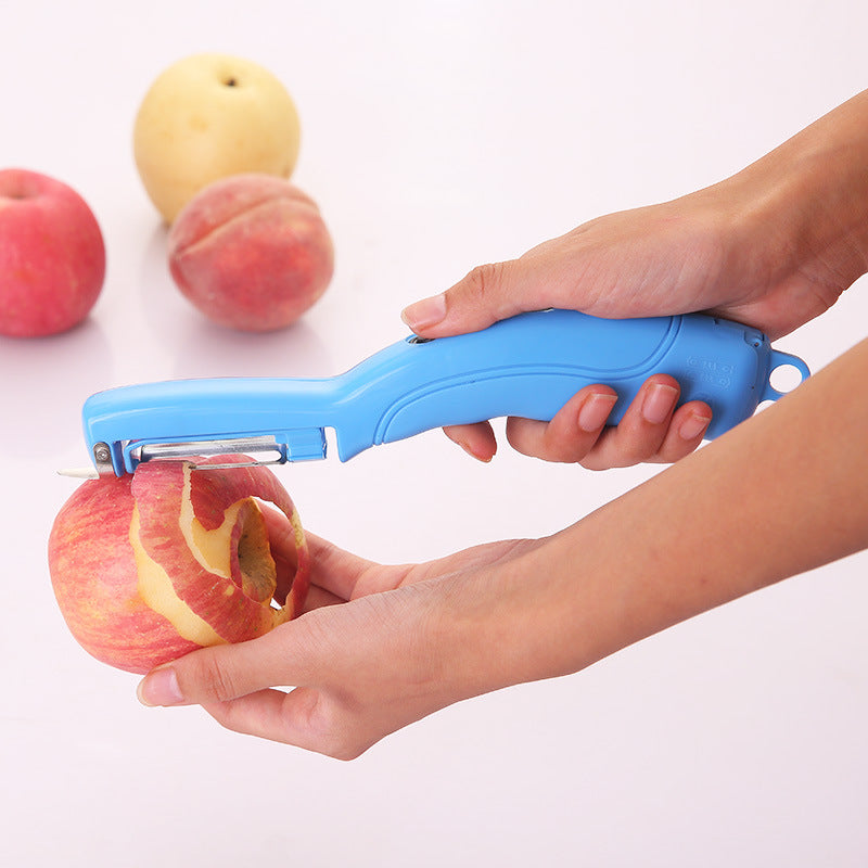 Éplucheur électrique multifonctions, lame en acier inoxydable, de fruits et pommes de terre