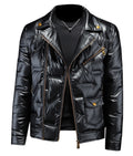 Jacket pour homme à col lustré en duvet de canard blanc