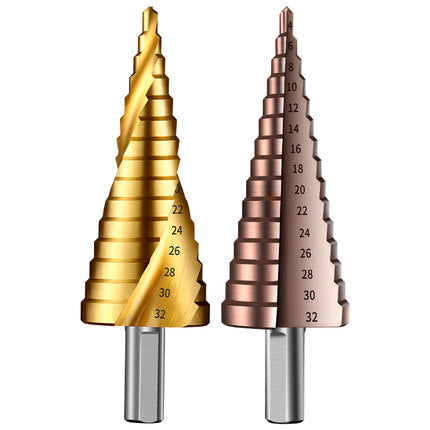 Pagoda drill bit universal metal reaming stainless steel