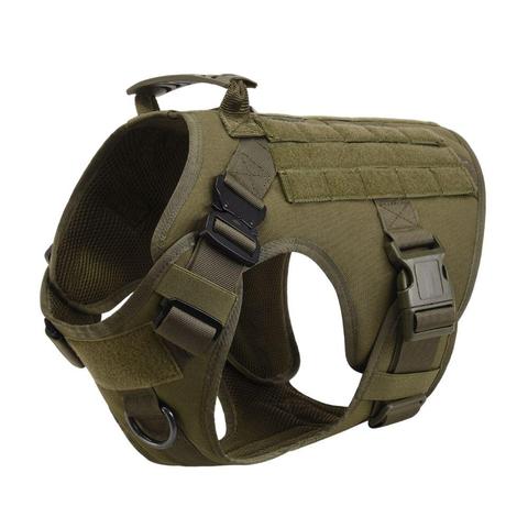 Harnais Tactique K9 Ultra-Résistant - Confort & Contrôle Maximum