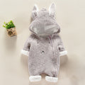 Newborn Infant Baby Boy Girl Cartoon Hooded D Ear Romper