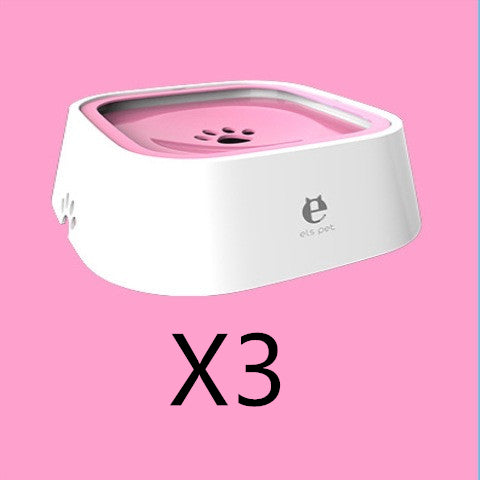 Bol d'Eau Anti-Débordement 1.5L – Distributeur à Disque Flottant pour Animaux