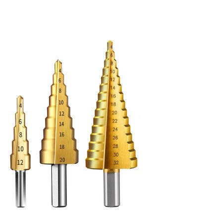 Pagoda drill bit universal metal reaming stainless steel