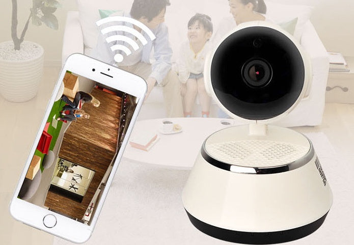 Caméra de Surveillance Wi-Fi HD 720p - Vision Nocturne & Audio