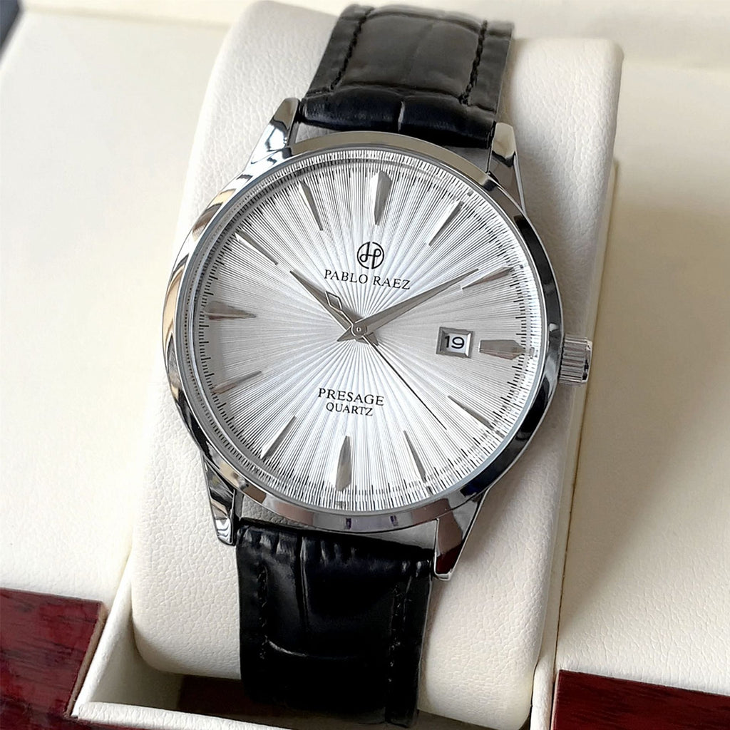 Mens Multifunctional Waterproof Automatic Quartz Business Watch