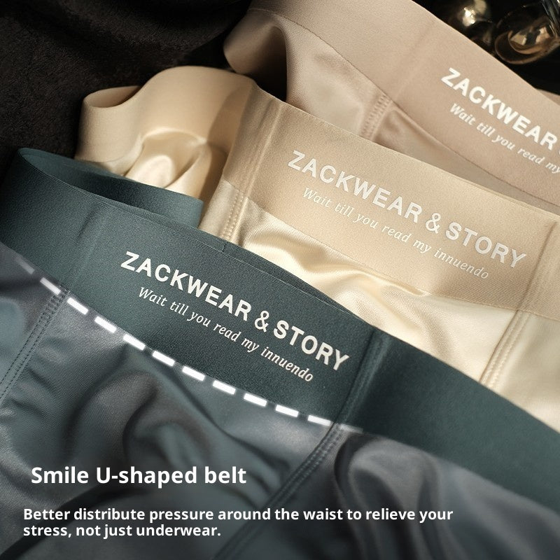 Satin Light Luxury Men's Ice Silk Underwear