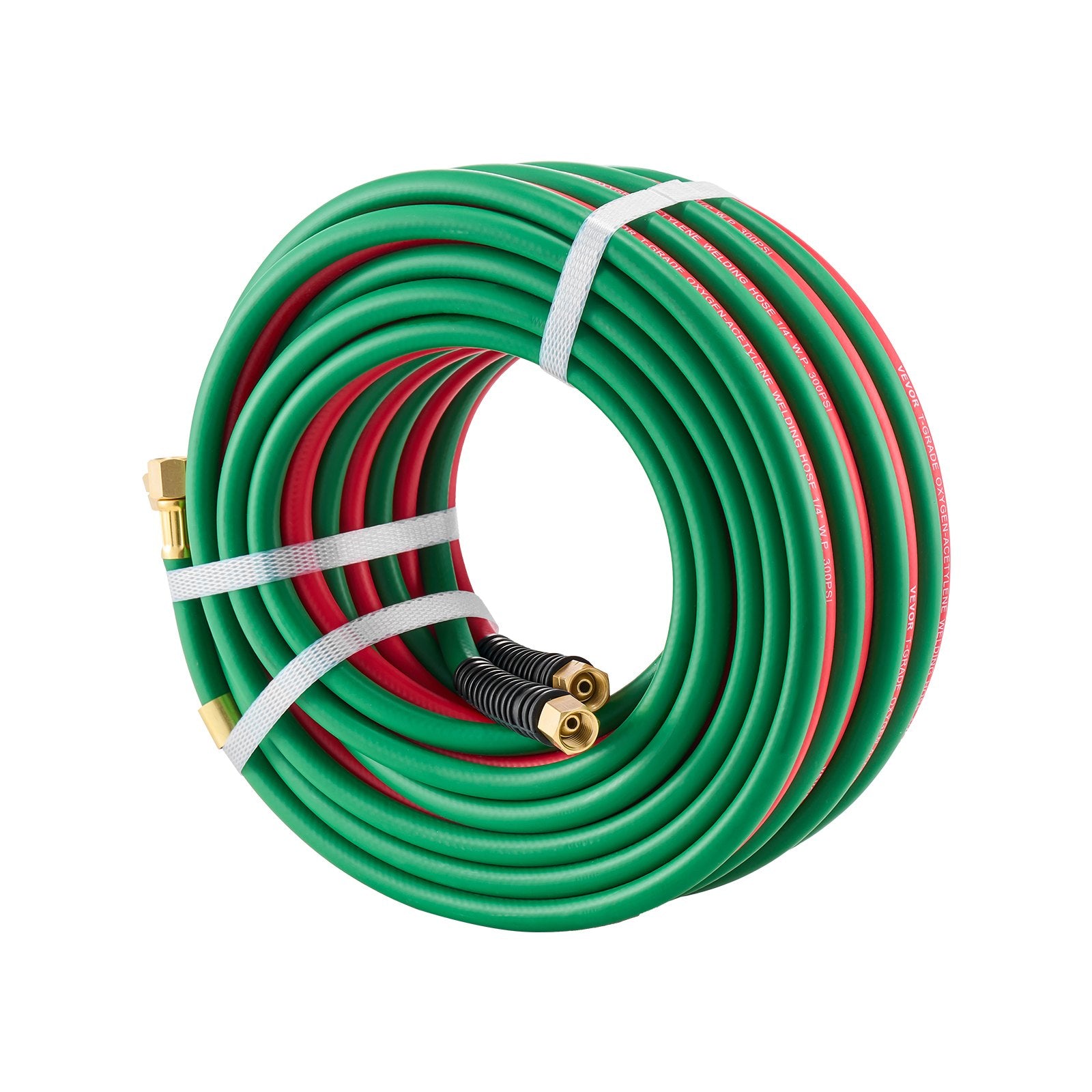 Oxygen Acetylene Hose, 1/4-Inch X 50FT 300PSI T Grade Welding Cutting Torch Twin Hose